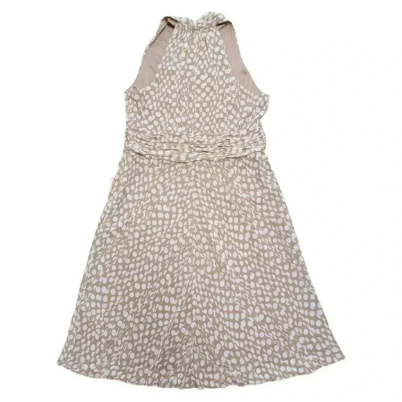 EVAN PICONE Blush Polka Dot Halter Dress Size 16 - Picture 6 of 9